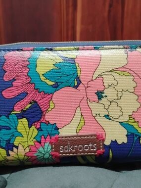 Sakroots Floral Zip Wallet in Multicolor